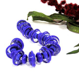 Royal Blue Beaded Toggle Bracelet