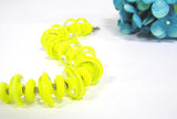 Yellow Lampwork Bracelet