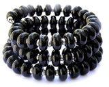 Black Beaded Wrap Bracelet--the perfect addition to your own wardrobe or a great GIFT for HER! Grab yours here https://wrist-flair.myshopify.com/collections/stretchy-wrap-bracelets/products/black-wrap-bracelet