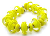 Bright Yellow Bracelet For Girls