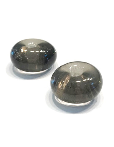 gray glass beads