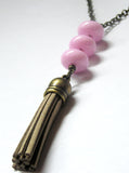 bubblegum pink necklace for girls